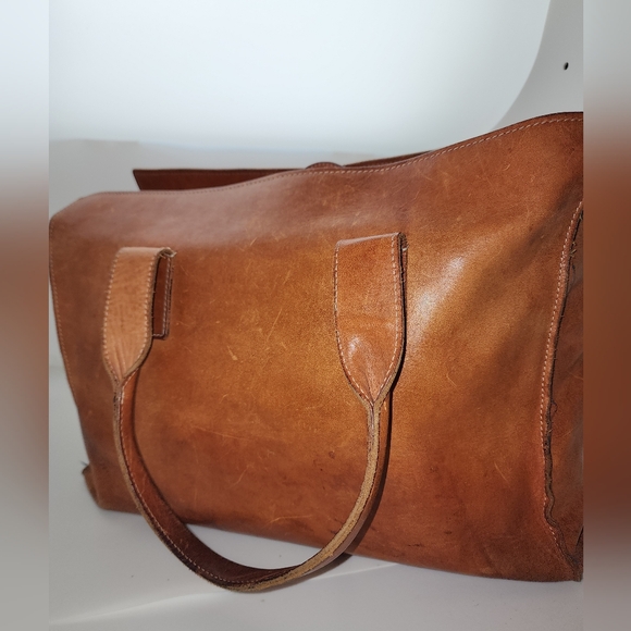 Dooney And Bourke Vintage Alto Executive Cognac Tote And Wallet - Picture 8 of 17